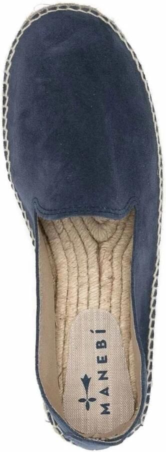 Manebí Suède espadrilles Blue Heren - Foto 3