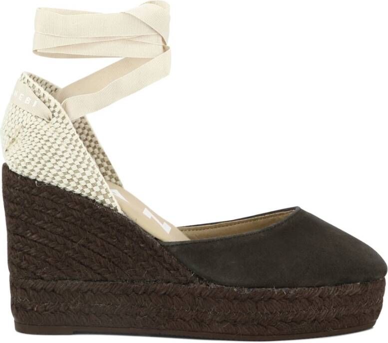 Manebí Hamptons Suede Espadrilles Brown Dames