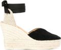 ebí Hamptons Wedge Espadrilles - Zwart