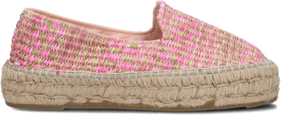MANEBI Espadrilles Dames G69d0 Maat: 38 Materiaal: Textiel Kleur: Roze - Foto 2