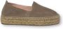 Manebí Lage Espadrilles Brown Dames - Thumbnail 9