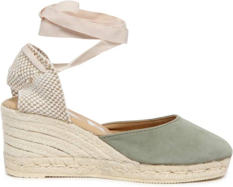 ebí Lage Sleehak Espadrille Sandaal Hamptons Sage