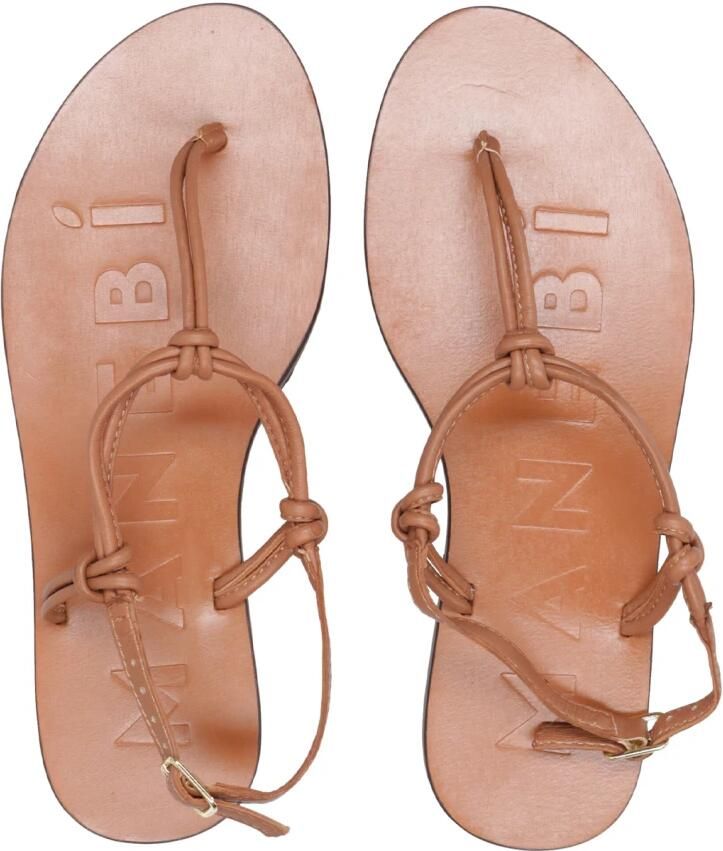 Manebí Leather Knot Thong Sandalen - Foto 2