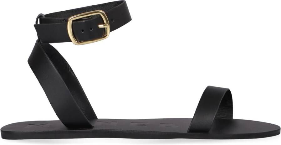 ebí Leren sandalen met verstelbare enkelband
