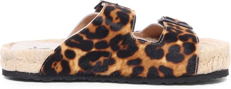 ebí Sandalen met luipaardprint