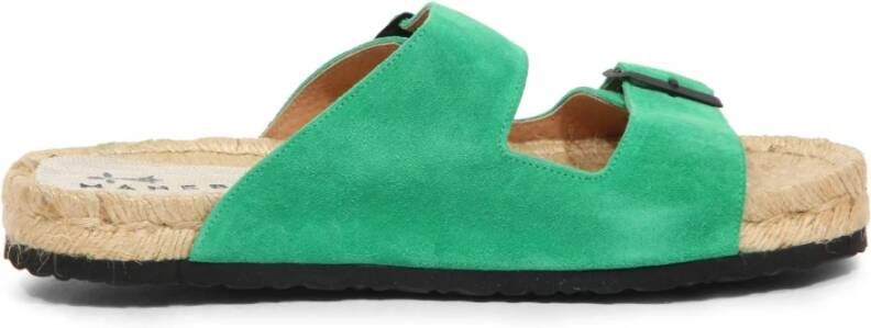 ebí Nordic Sandals Hamptons Suede Avocado