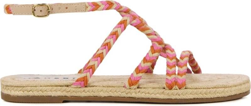 MANEBI Sandalen Dames T85y0 Textiel Roze