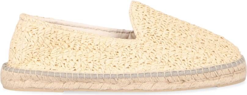 ebí Raffia Espadrilles Ronde Neus Rubber