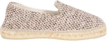 Manebí Raffia Espadrilles van Katoen Beige Dames