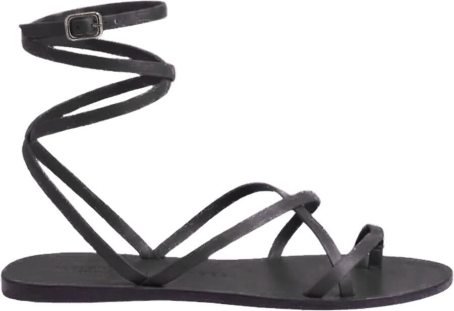 Manebí St. Tropez Tie-Up leren sandalen