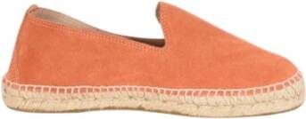 Manebí Suède Espadrilles met 2cm zool Orange Dames
