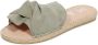 ebí Suede Knot Slippers Hamptons-Sage - Thumbnail 1
