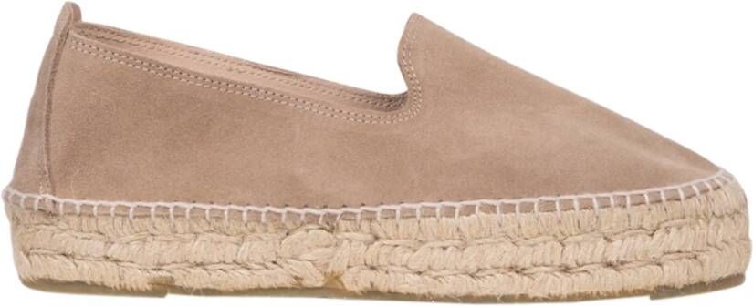 ebí Taupe Platform Espadrilles