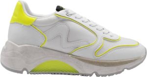 Manila Grace Hardloopschoenen Ma108 Wit Geel Wit Dames