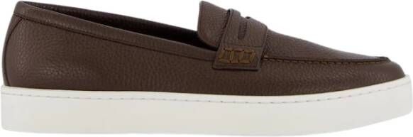 olo Blahnik Bruine Leren Loafers