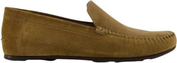 olo Blahnik Bruine Suède Loafers