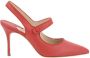 olo Blahnik Elegante leren pumps met knoopsluiting - Thumbnail 1