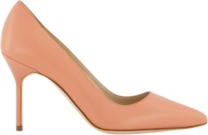 olo Blahnik Elegante Leren Pumps met puntige neus