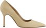 olo Blahnik Elegante Nude Stiletto Pumps - Thumbnail 1
