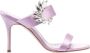 olo Blahnik Hak sandalen met kristallen versiering - Thumbnail 1