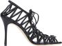 Manolo Blahnik Leren sandalen voor vrouwen Black Dames - Thumbnail 1