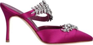 Manolo Blahnik Heeled Mules Paars Dames