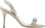 Manolo Blahnik Kristal Beige Pump Slingbacks Beige Dames - Thumbnail 1