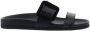 olo Blahnik Krokodil-effect Dubbele Band Sandalen - Thumbnail 1