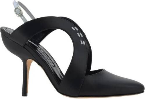olo Blahnik Leren Jijara Pumps met Stiletto Hak