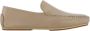 olo Blahnik Luxe Beige Leren Loafers - Thumbnail 1