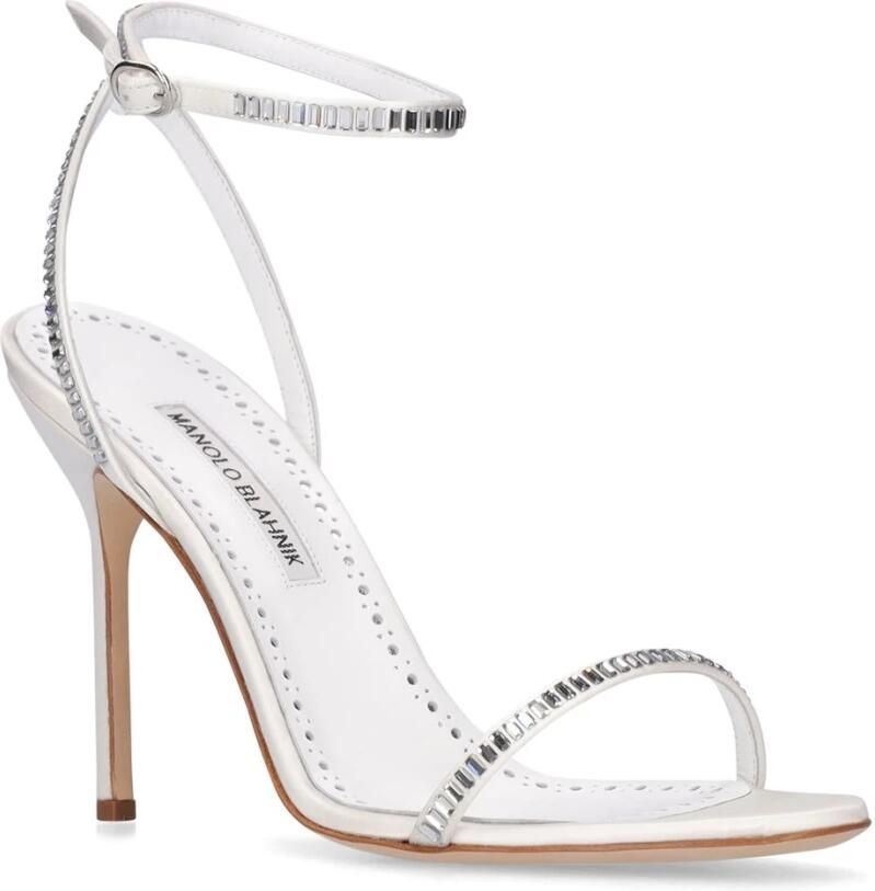 olo Blahnik Elegante Hoge Sandaal met Dun Riempje - Foto 2