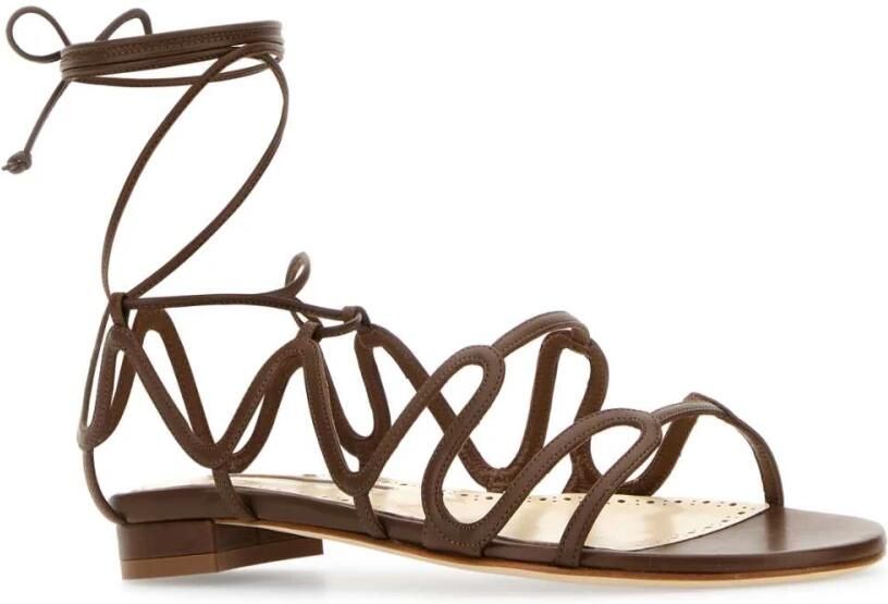 olo Blahnik Fawda Platte Sandalen - Foto 2