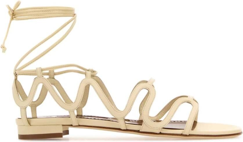 olo Blahnik Fawdaflat Sandalen