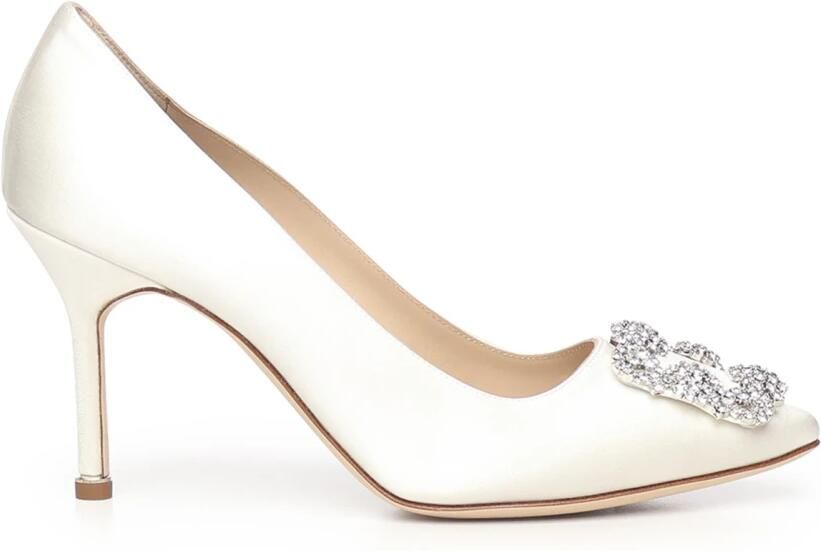 olo Blahnik Hangisi Satin Pumps - Foto 1