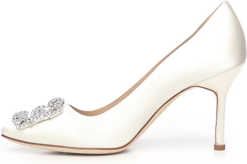 olo Blahnik Hangisi Satin Pumps - Foto 2