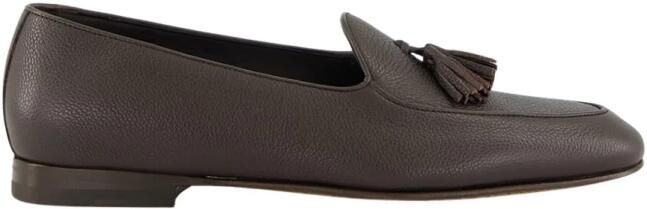 olo Blahnik Lennox Leren Loafers met Kwastjes