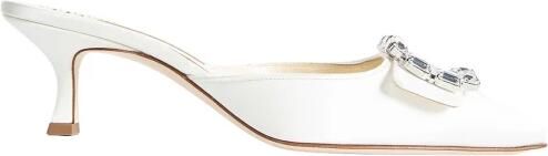 olo Blahnik Mayjou Satijnen Muiltjes