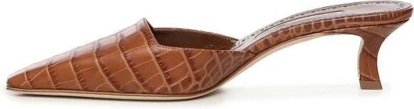 olo Blahnik Moiramu Leren Muiltjes - Foto 2