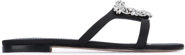 olo Blahnik Trinamu Flat Sandal