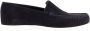 olo Blahnik Marineblauwe Suède Bootschoenen - Thumbnail 1