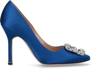 Manolo Blahnik Pompen Blauw Dames