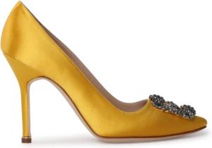 Manolo Blahnik Pompen Geel Dames