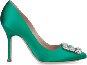 Manolo Blahnik Pompen Groen Dames