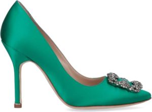 Manolo Blahnik Pompen Groen Dames