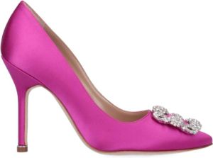 Manolo Blahnik Pompen Paars Dames