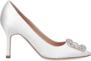 Manolo Blahnik Pompen Wit Dames