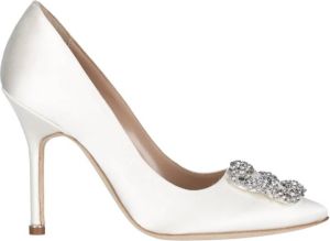 Manolo Blahnik Pompen Wit Dames