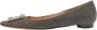 Manolo Blahnik Pre-owned Fabric flats Gray Dames - Thumbnail 1