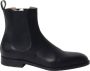 Manolo Blahnik Pre-owned Leather boots Black Heren - Thumbnail 1