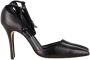 Manolo Blahnik Pre-owned Leather heels Black Dames - Thumbnail 1